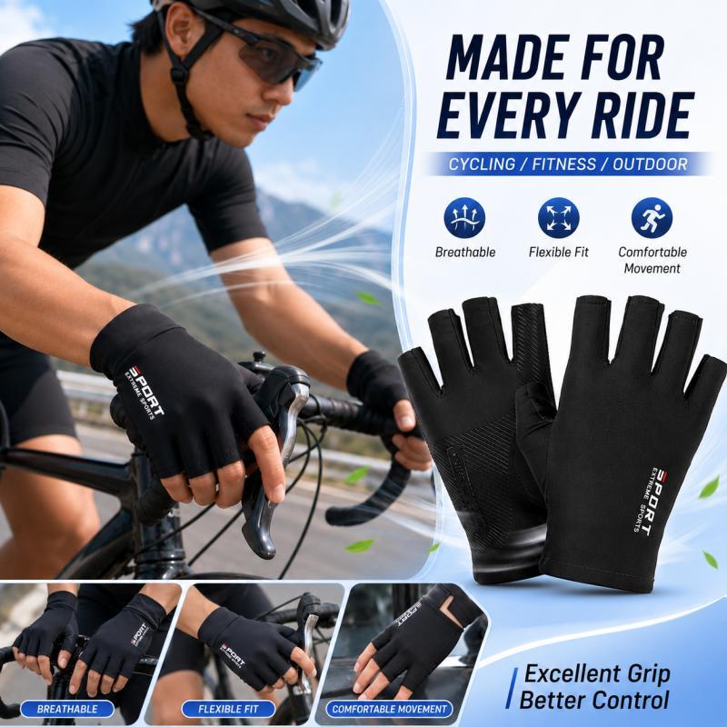 Workout Glove Gym - Halve vinger fietshandschoenen voor mannen en
