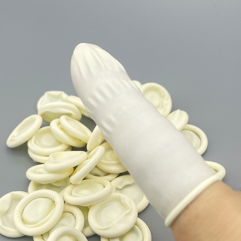 Latex Disposable Glove - 20/50 Stuks Witte Vingertoppen Protector Handschoenen