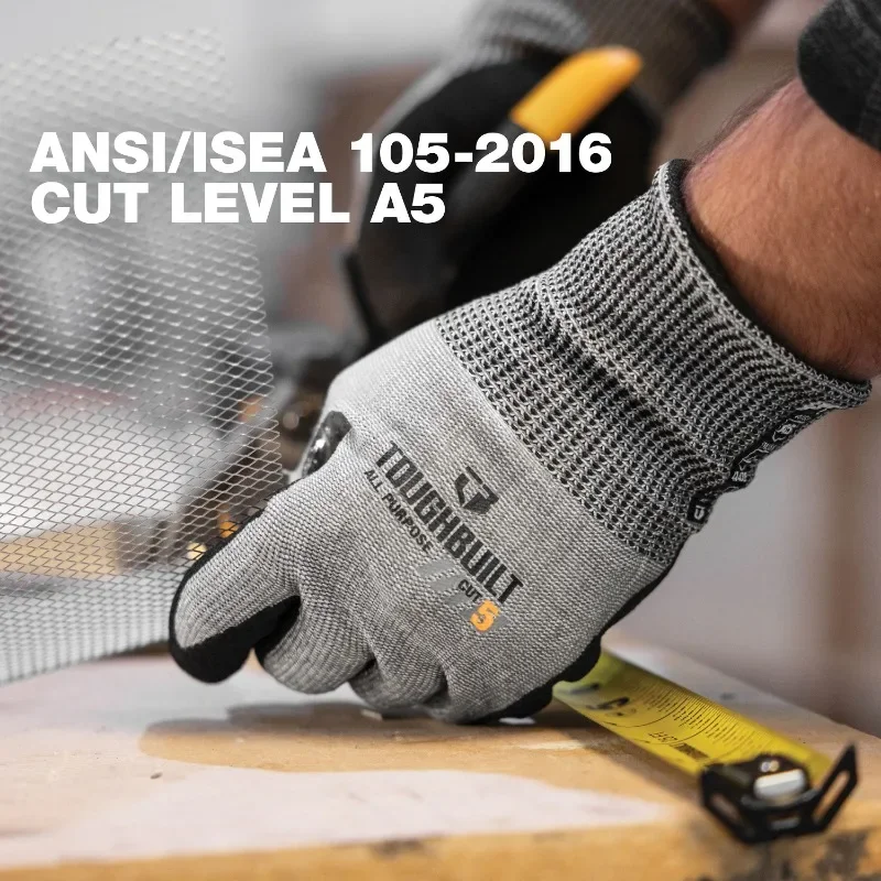 Nitrile Mechanic Glove - ToughBuilt TB-P2-112-5-L Nitril Super Slijtvast Snijbestendig