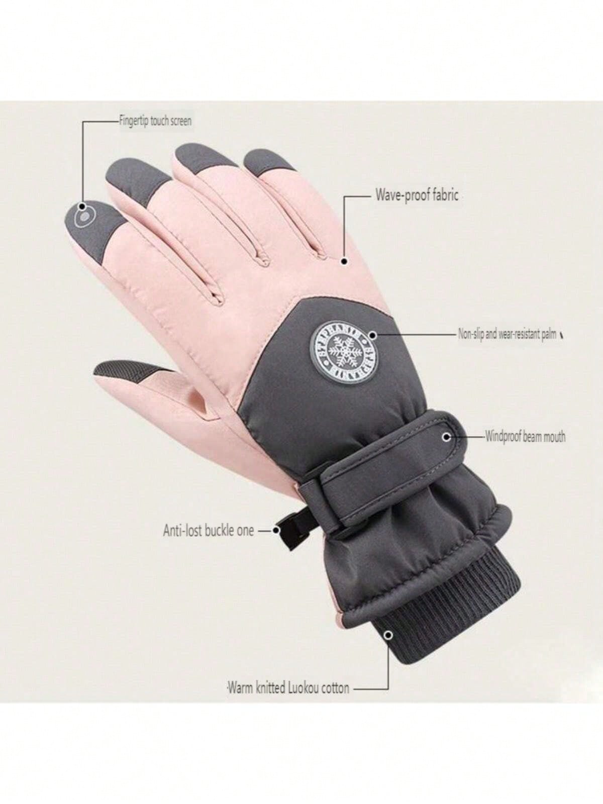 1 paar geïsoleerde winter-skih - Winter Glove Insulated recensie en prijs