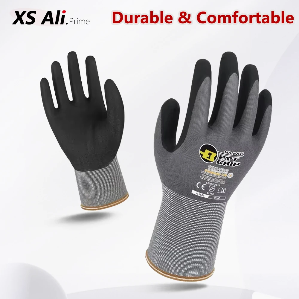 1/10 Paar Schuimnitrilhandscho - Nitrile Mechanic Glove recensie en prijs